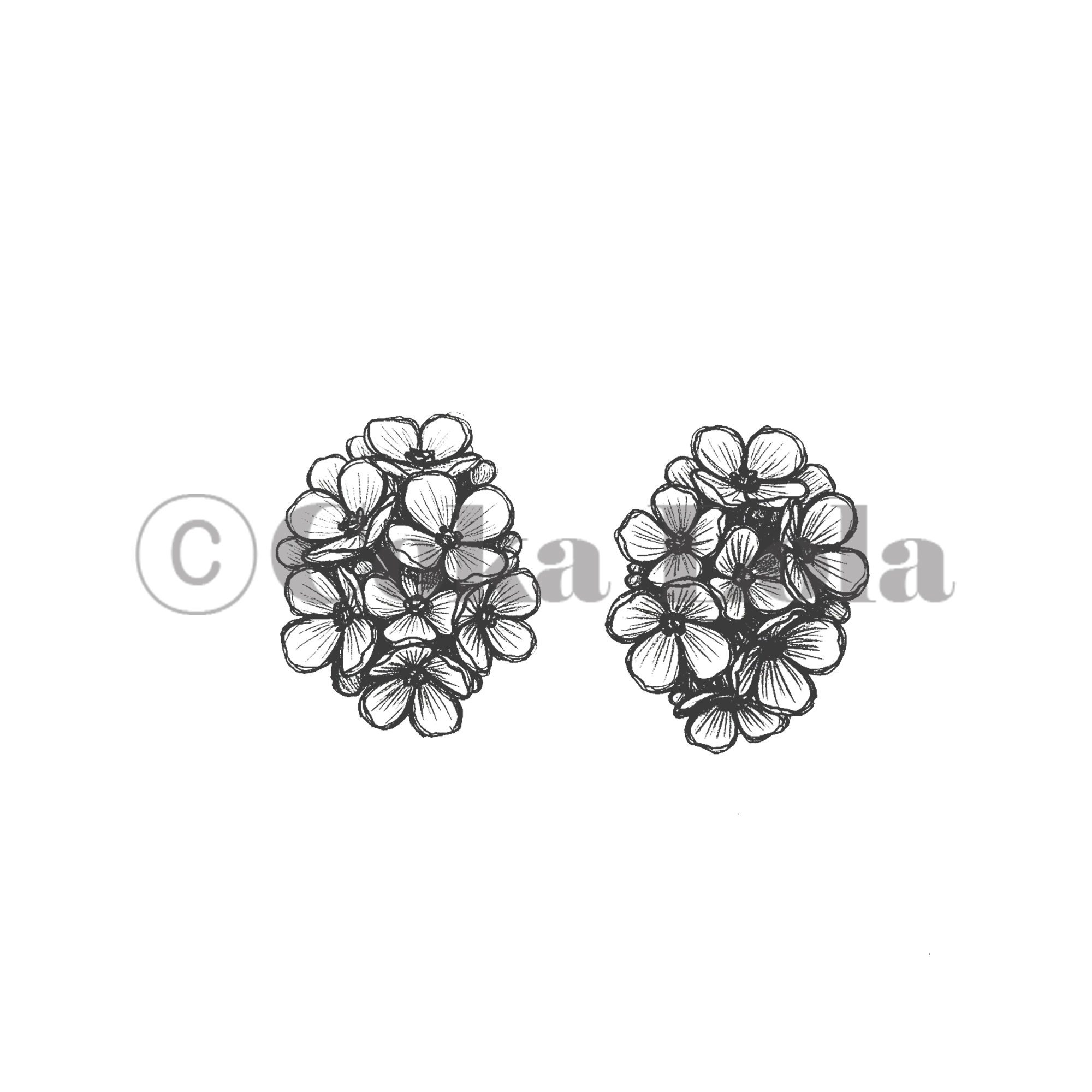 Flower Statement Earring Sketch Vol.1 (Set of 5) - Image 2
