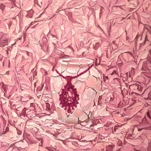 Abstract mixed media painting titled “Four Season – Spring,” featuring layered pastel tones and organic textures that evoke the transition into spring. 파스텔 계열의 색층과 유기적인 질감이 겹쳐진 추상 혼합매체 회화 「Four Season – Spring」, 계절이 봄으로 이행하는 순간의 기류를 담고 있다.