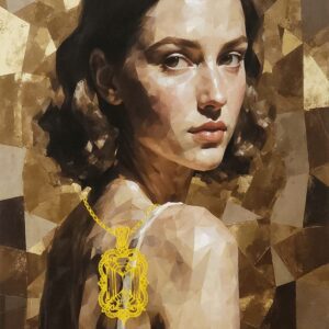 Abstract mixed media artwork depicting fractured and layered textures forming void-like spaces with subtle color gradients. 겹겹의 질감과 미묘한 색조 그라데이션으로 공허한 공간을 형성한 추상 혼합 매체 작품.