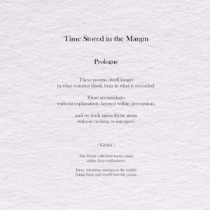 Time Stored in the Margin - Grain